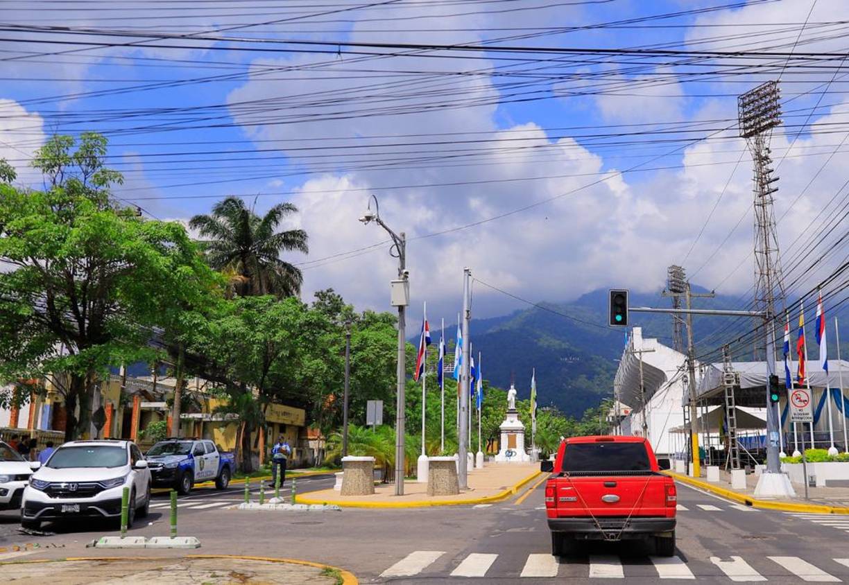 Bulevar Morazàn primera calle en la actualidad.