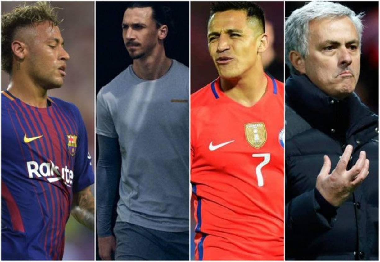 Entérate de los fichajes y rumores de las últimas horas que se han dado en el fútbol europeo. Hoy son noticias Neymar, Ibrahimovic, Alexis Sánhez y hasta Mourinho.