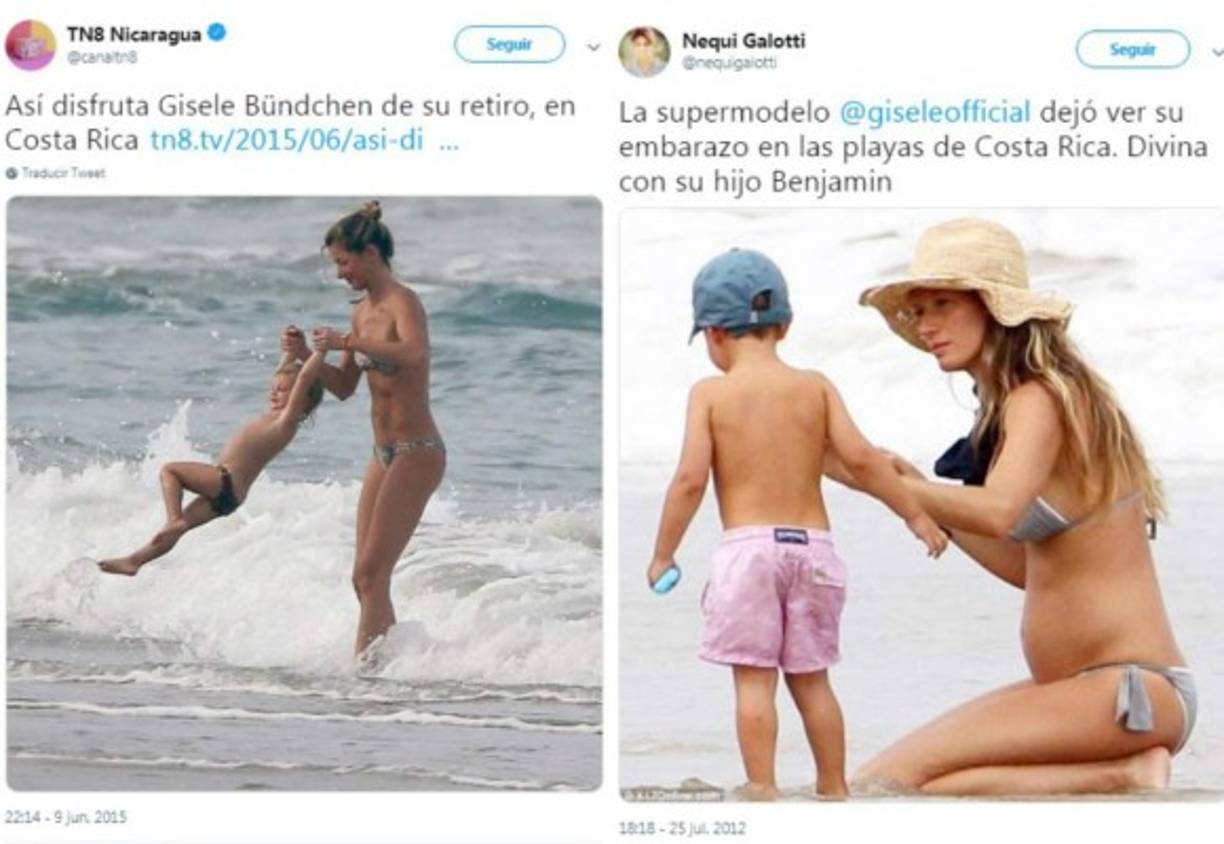 Bundchen y Brody ya han hecho de Costa Rica uno de sus destinos preferidos. En años anteriores la famosa pareja ha sido captada en el país centroamericano.