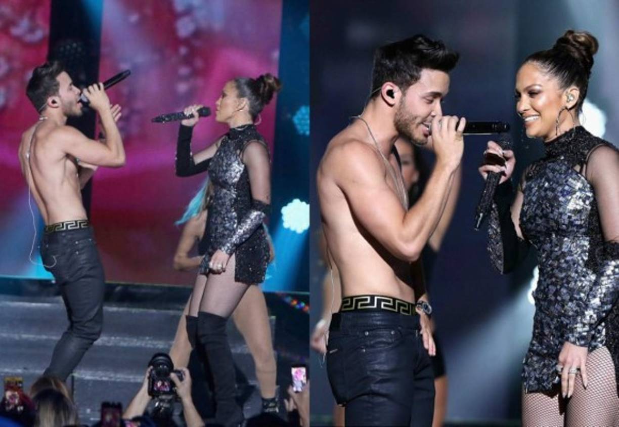 El cantante puso locas a sus fanáticas al ver tan definida su silueta.