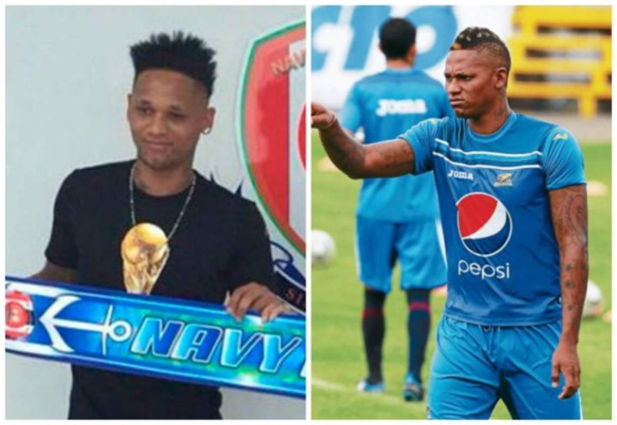 El delantero hondureño Georgie Welcome ha lucido diferentes peinados en su carrera en el fútbol.