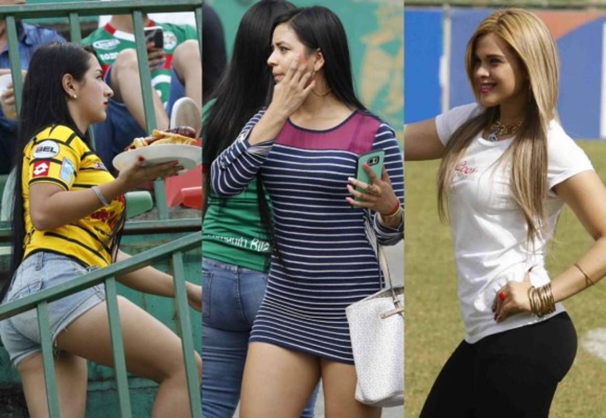 El derbi sampedrano entre Marathón - Real España ha sido de un lindo ambiente familiar en donde se han hecho presente diversos aficionados y sobre todo no podía faltar la belleza de la mujer hondureña.