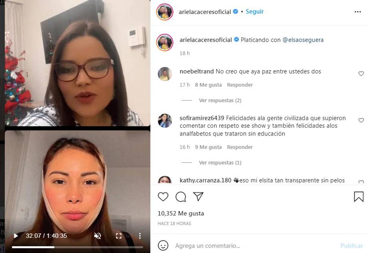 Y es que en los últimos días los internautas han notado un cambio en el cuerpo de la presentadora de HCH, aunque ella no se había pronunciado al respecto. En redes sociales también han hecho eco de una discusión que Ariela y Elsa sostuvieron hace algunos años, cuando Oseguera laboraba para HCH, en la que ambas hablaban de las cirugías de Elsa.