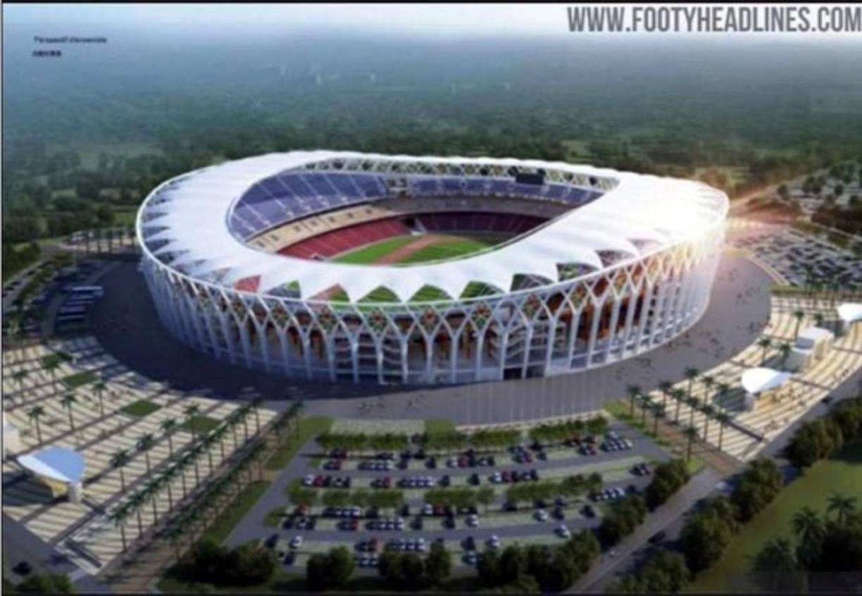 Stade National de la Côte d'Ivoire - Este estadio, ubicado en Abiyán, lo usará la selección nacional de fútbol de Costa de Marfil.