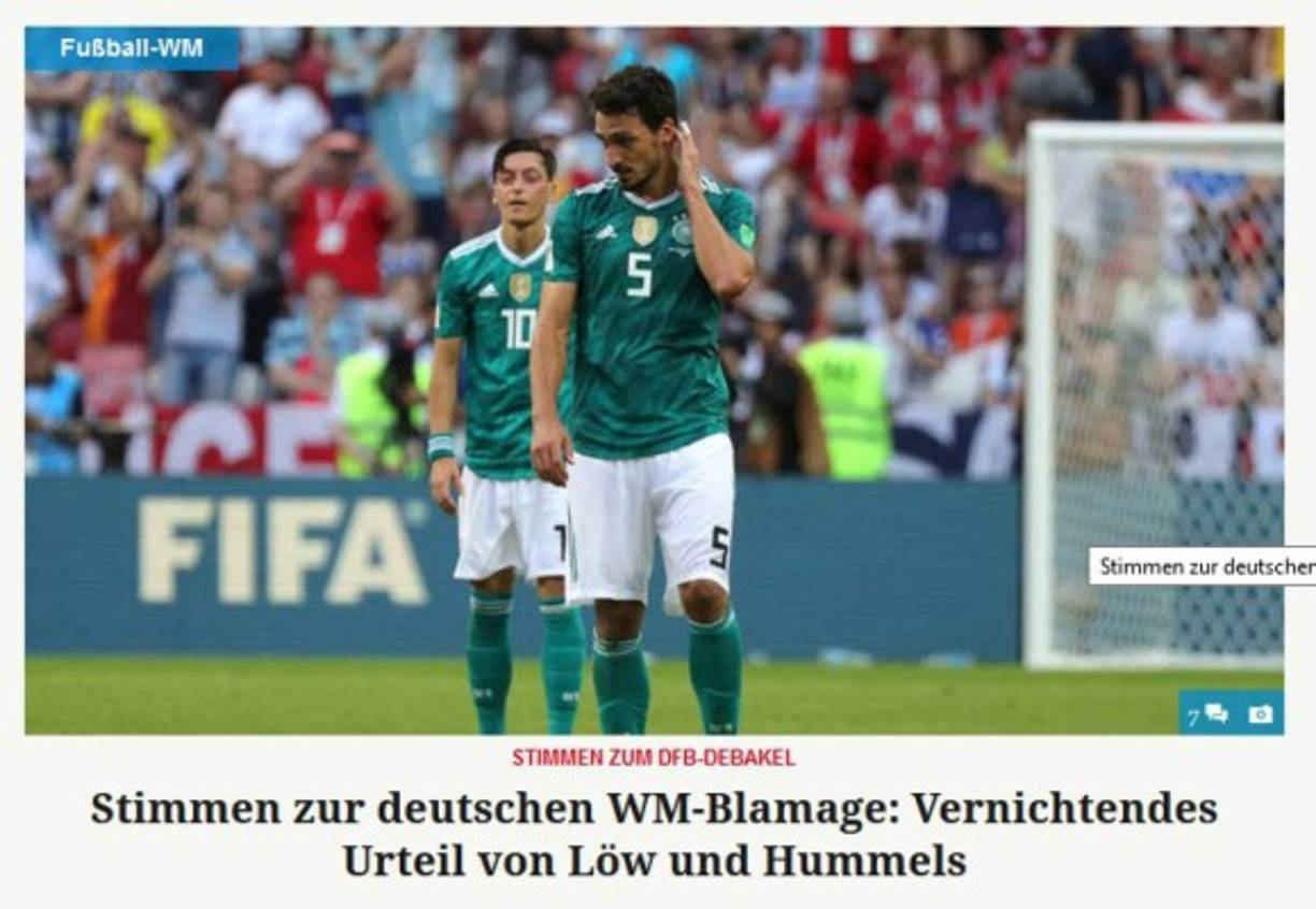 El portavoz del Gobierno alemán, Steffen Seibert, también recurrió a la red social para mostrarse 'triste' porque Alemania no revalide su título: 'Vendrán otros torneos en los que celebraremos'.