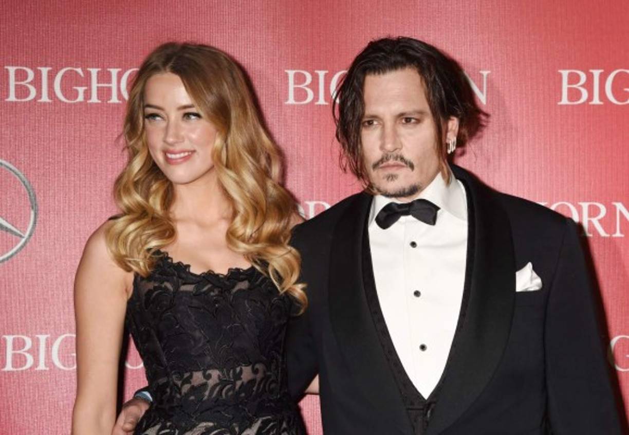 Amber Heard y Johnny Depp.