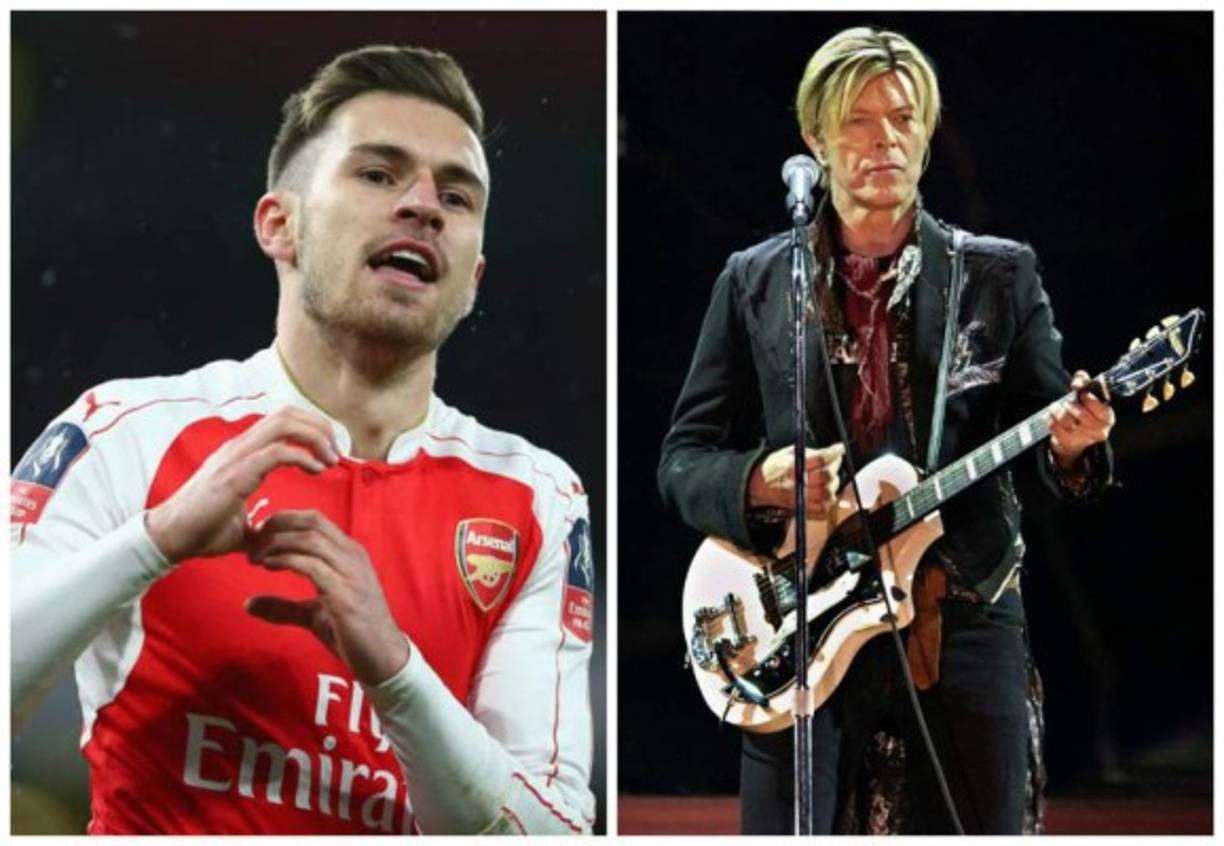 David Bowie/ Enero de 2016. Muere después de un gol de Ramsey.