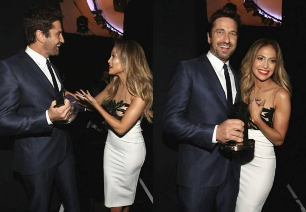 Pero sin duda se vio perfecta, como siempre. Aquí se continuó riendo con Gerard Butler.