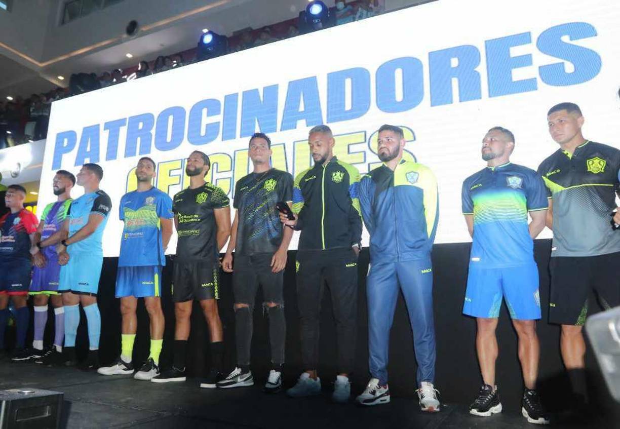 Así lucen las equipaciones del Olancho FC de cara a la temporada 2023-24.
