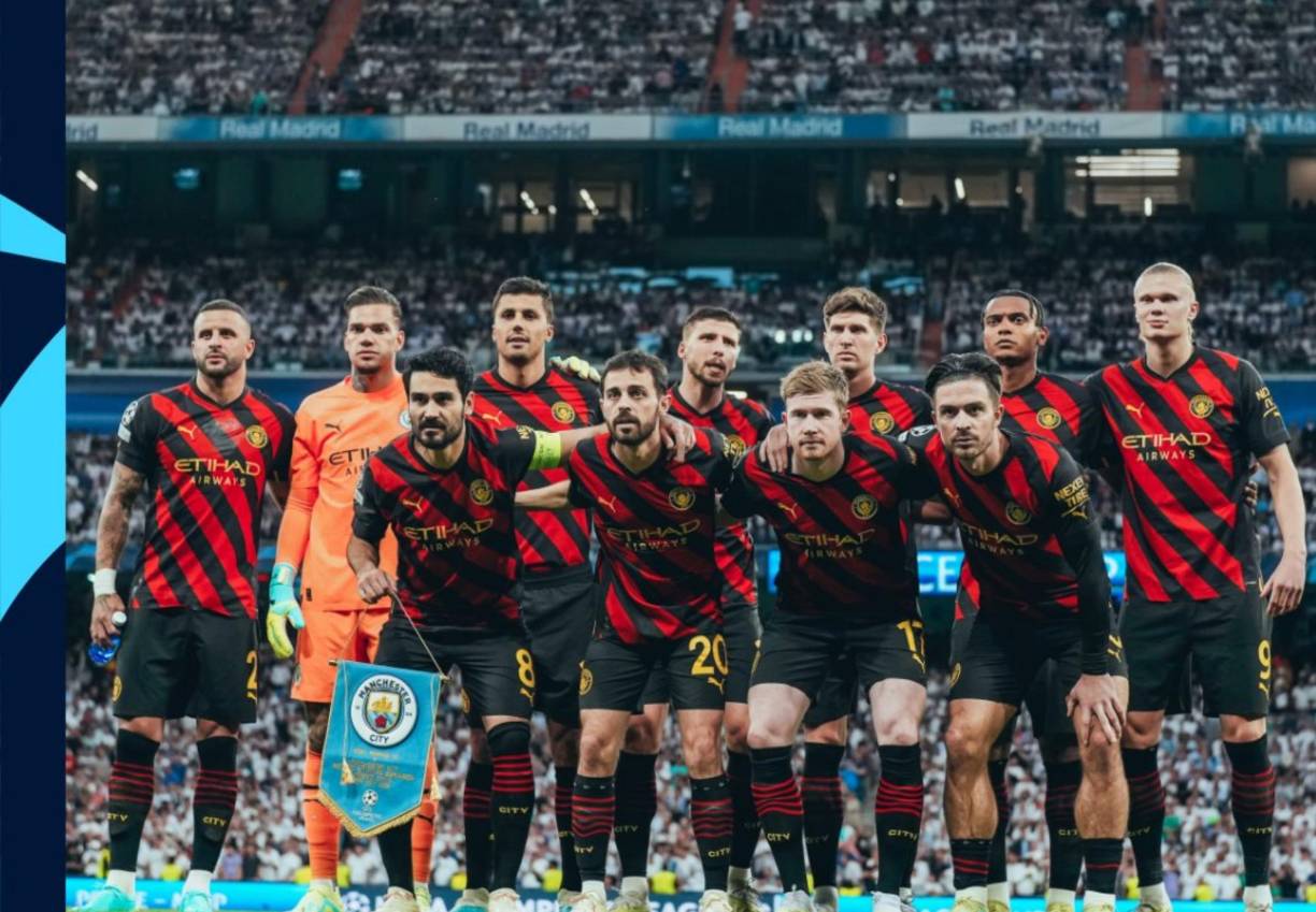 Este fue el 11 titular del Manchester City ante Real Madrid.