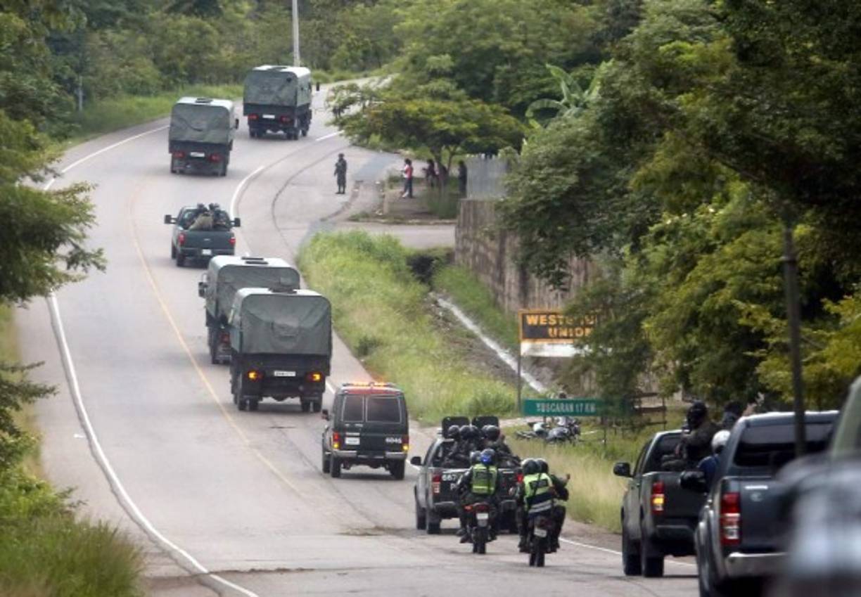 Entre los trasladados hay jefes de maras y pandillas. <br/>