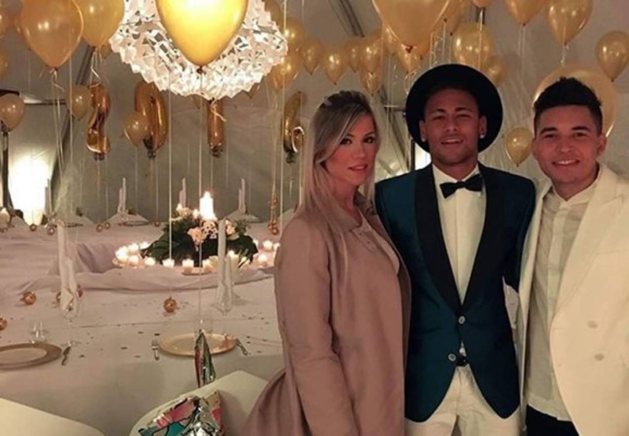 Neymar cerró su mejor año bien acompañado.