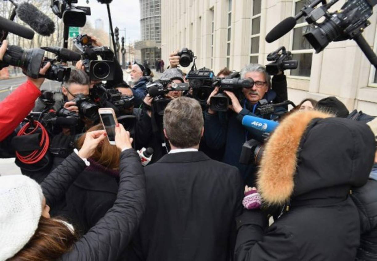 Coronel estuvo presente en el tribunal como casi cada día desde que empezó el juicio.