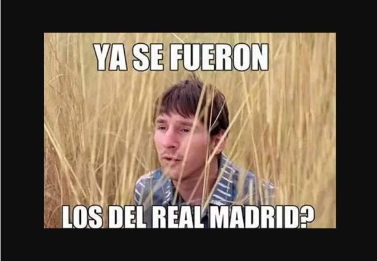 Meme de la temporada 2014/15 - Primera vuelta: Real Madrid 3-1 Barcelona.