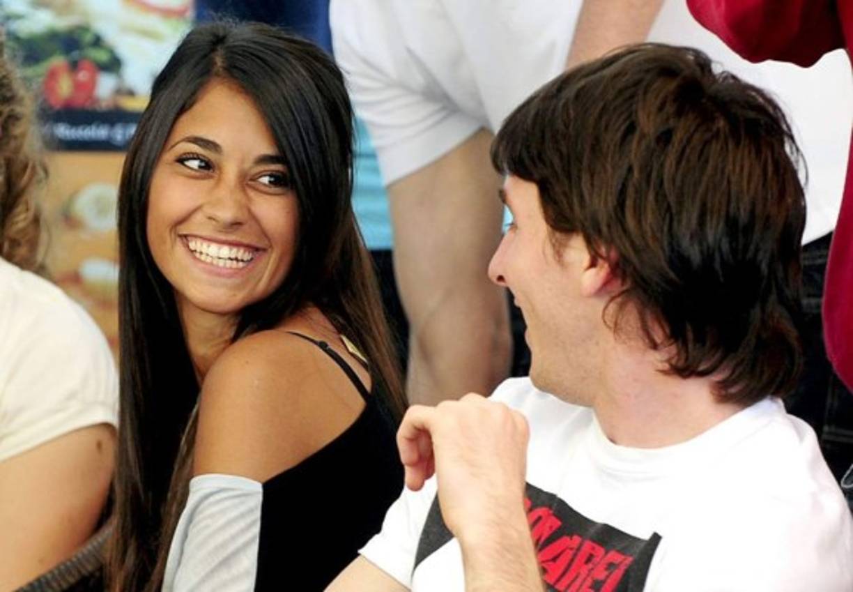 Así de feliz se mostraba Antonella junto a Messi en el inicio de su relación.
