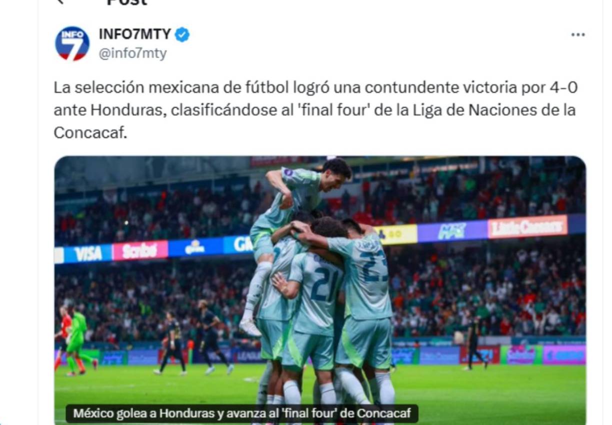 Algarabía en prensa mexicana luego de la remontada ante Honduras.