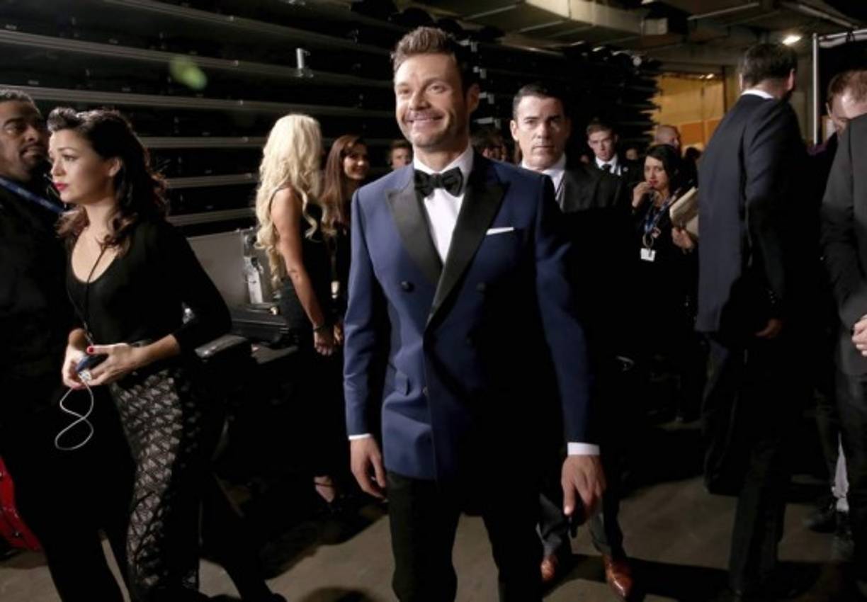 Ryan Seacrest en los Grammy 2015.