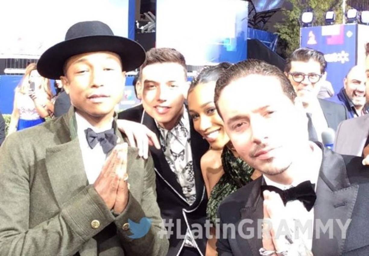La presentación de JBalvin y Pharrell Williams decepcionó. El estadounidense fue casi un espectador en el escenario.