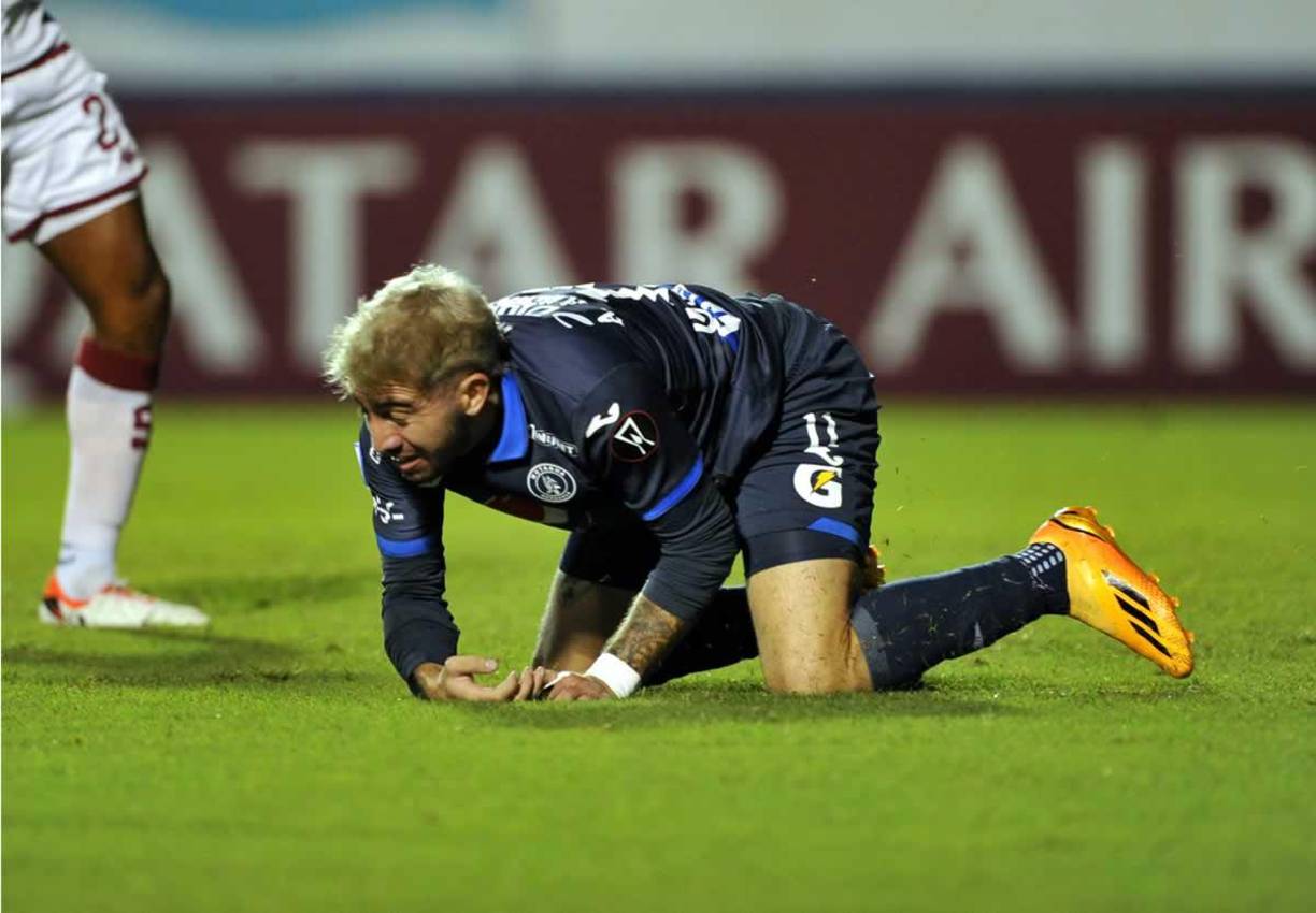 El delantero argentino tuvo un complicado primer tiempo, pero en la parte de complemento se reivindicó para rescatar al Motagua.