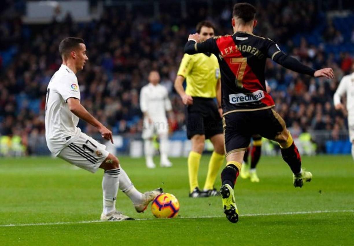 Lucas Vázquez armó la jugada del gol de la victoria del Real Madrid y dio la asistencia con este pase de zurda.