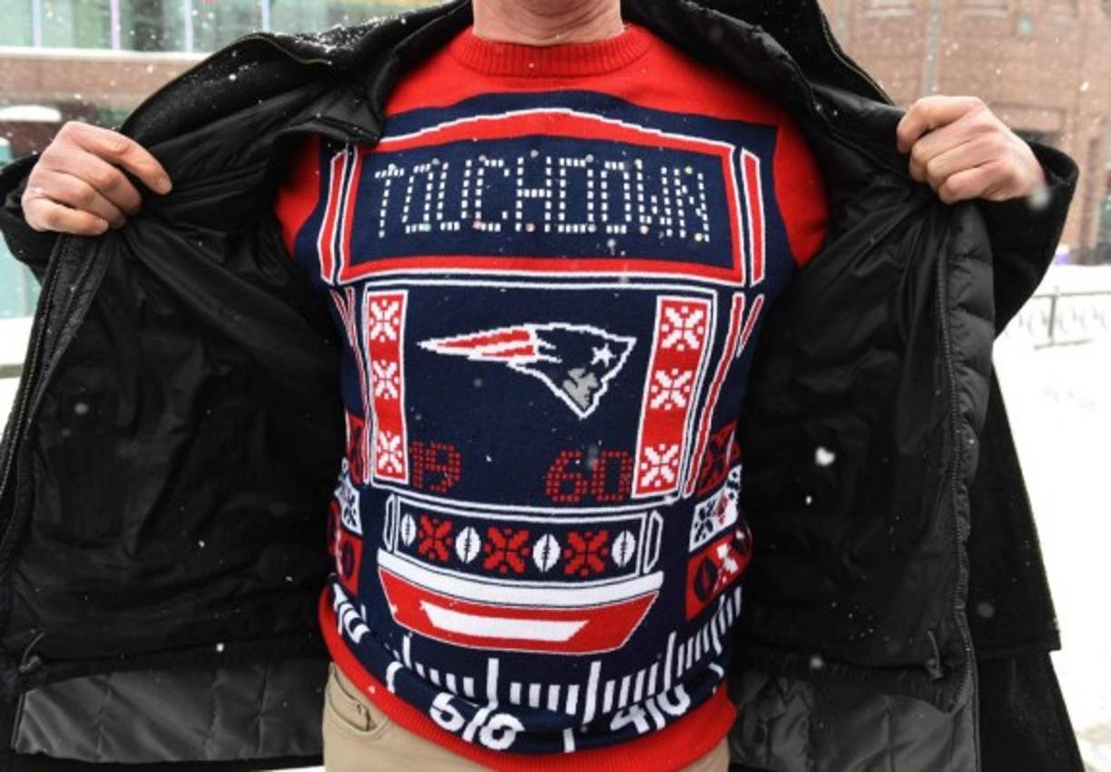 Este aficionado tiene muy claro qué equipo quiere que gane el Super Bowl LII.