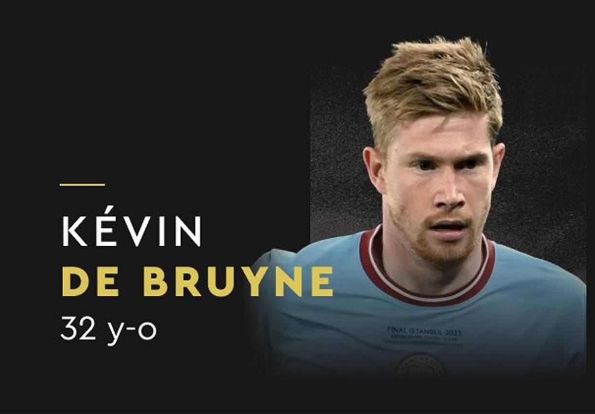 Kevin de Bruyne (Manchester City) - El mediocampista belga anotó en la campaña pasada 10 goles y brindó 32 asistencias. Ganó la Champions, la Premier League y la Copa FA.