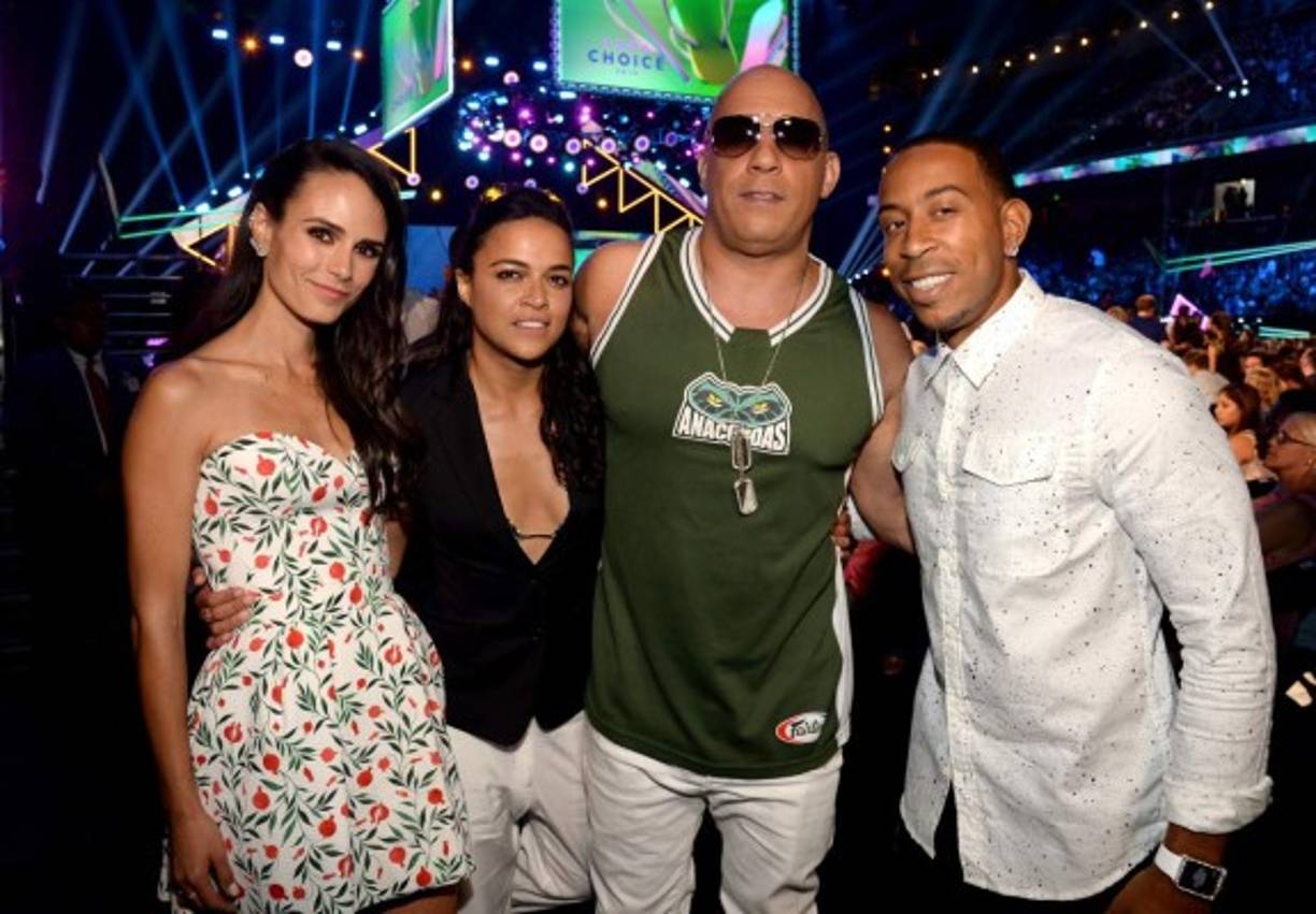 Jordana Brewster, Michelle Rodríguez, Vin Diesel y Ludacris.