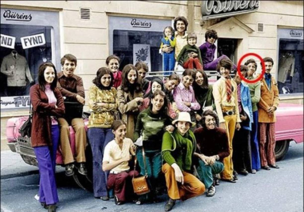 Las vacaciones de Osama Bin Laden junto a su familia en Suecia, año de 1970.