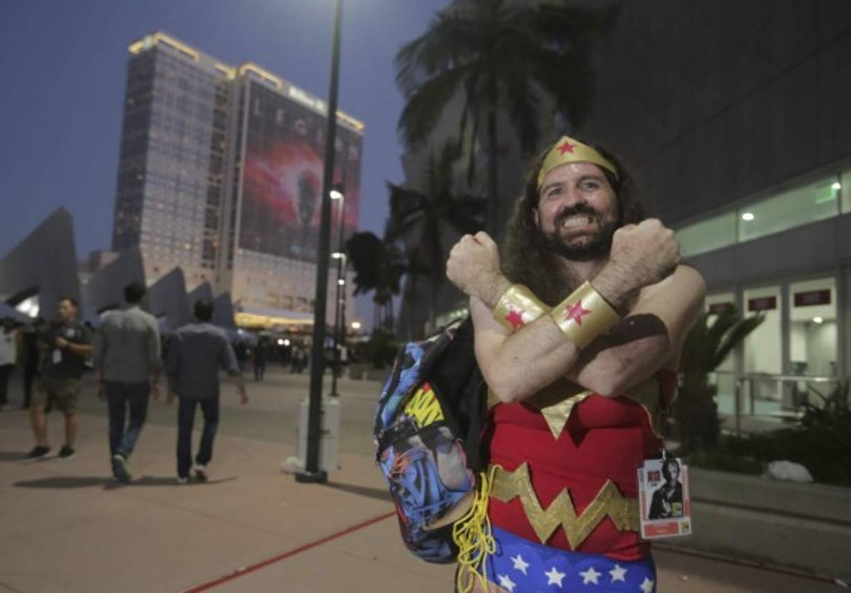 Una versión muy masculina de La Mujer Maravilla.