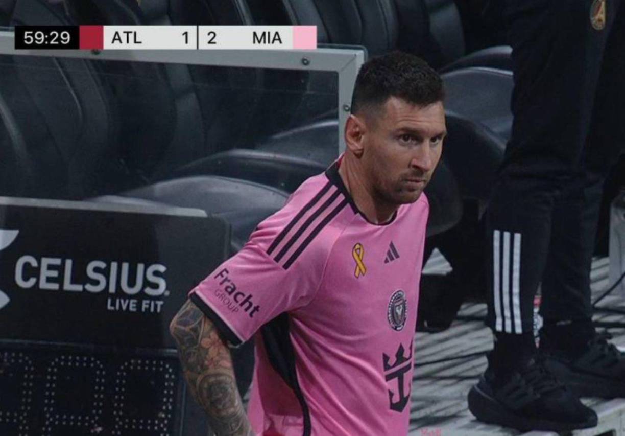 Messi ingresó al campo cuando se cumplía una hora del partido y el marcador estaba a favor de las ‘Garzas’ por 1-2.