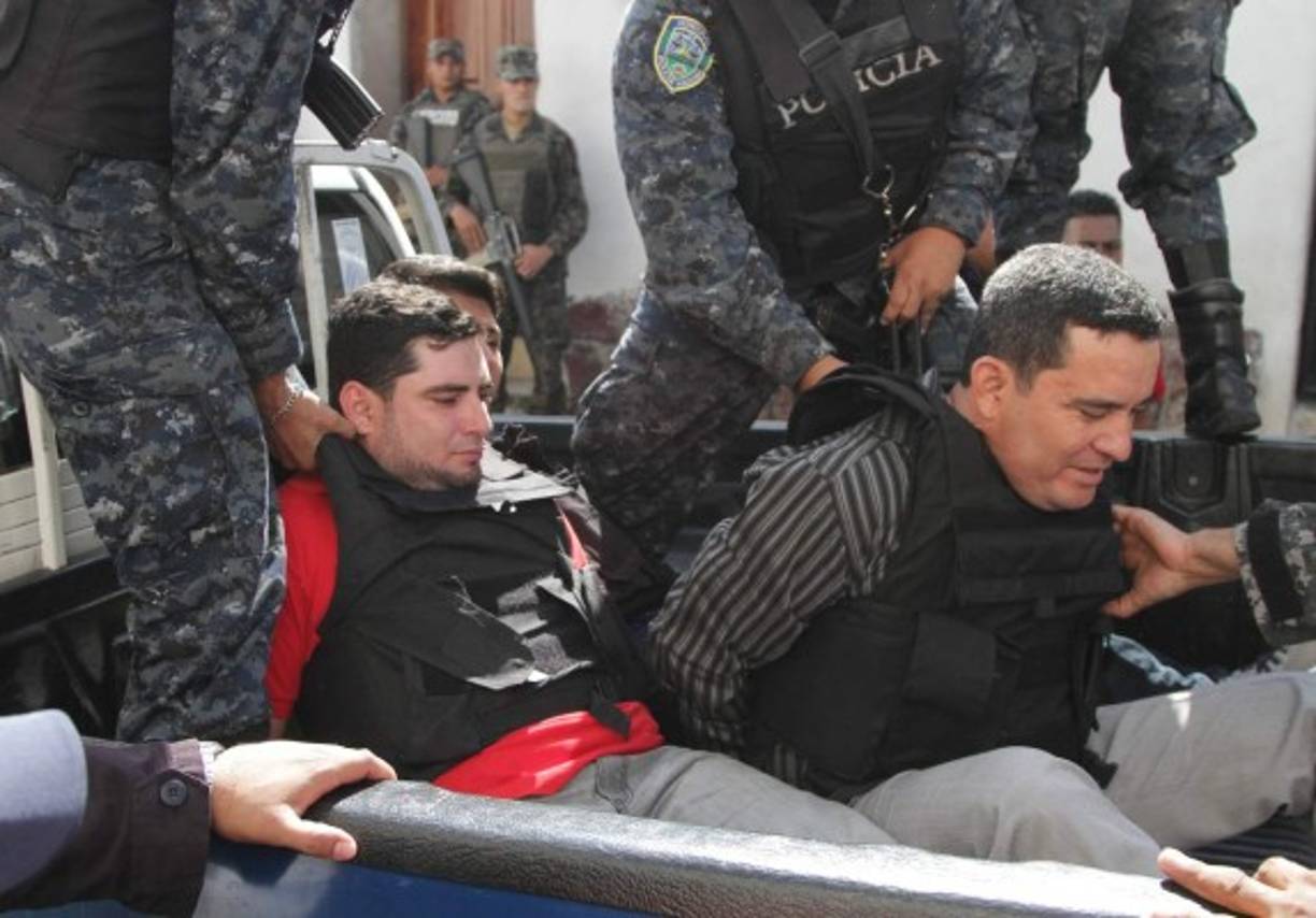 Plutarco Ruiz y Ventura Díaz fueron presentados en la audiencia inicial en los Juzgados de Santa Bárbara.