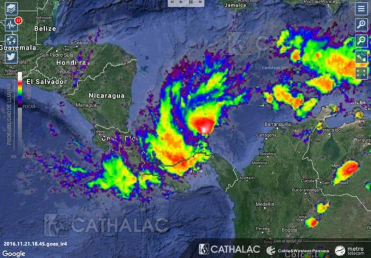 Otto, la decimoquinta tormenta tropical de la temporada de huracanes en el Atlántico, se formó hoy en el suroeste del Caribe, frente a las costas de Nicaragua y Costa Rica, y podría convertirse en huracán en las próximas 48 horas, informó el Centro Nacional de Huracanes (NHC, en inglés) de EE.UU.