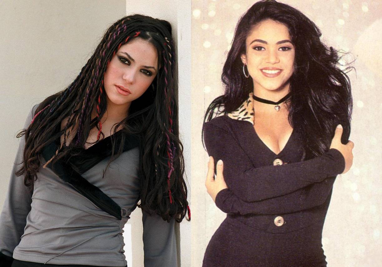 Así lucia Shakira en los inicios de su carrera.