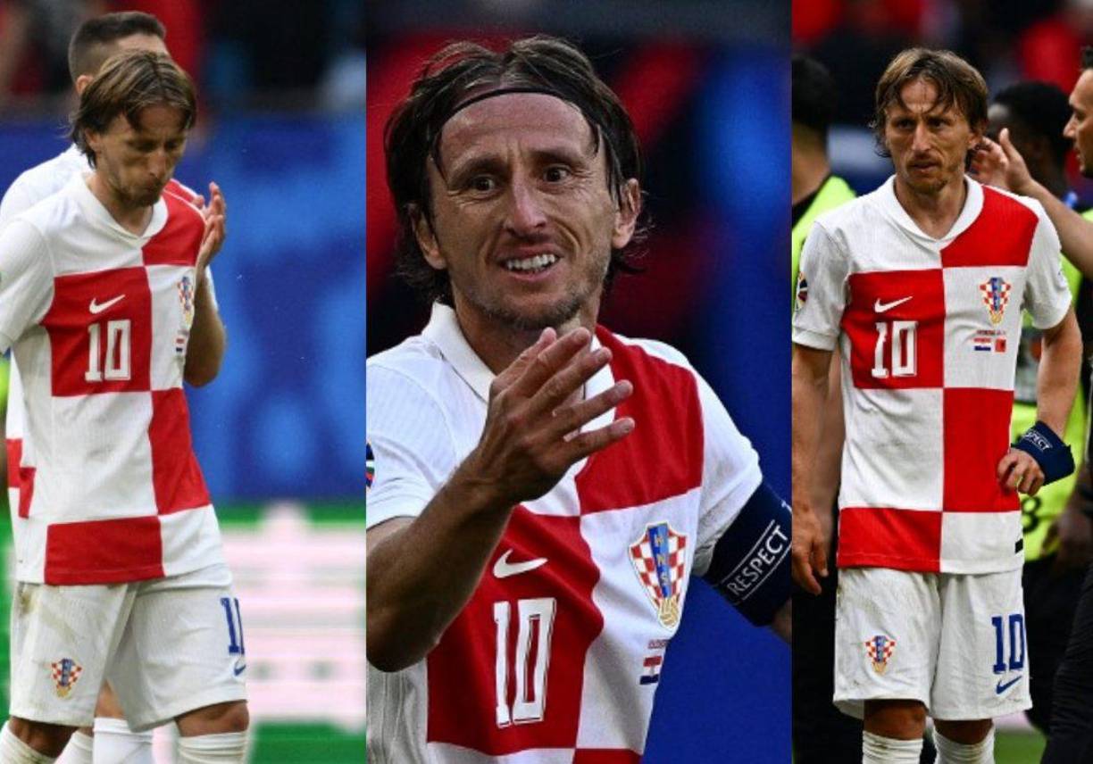 Luka Modric y su selección de Croacia quedaron al borde de la eliminación de la Eurocopa 2024. El jugador del Real Madrid acabó como pocas veces se le ha visto.