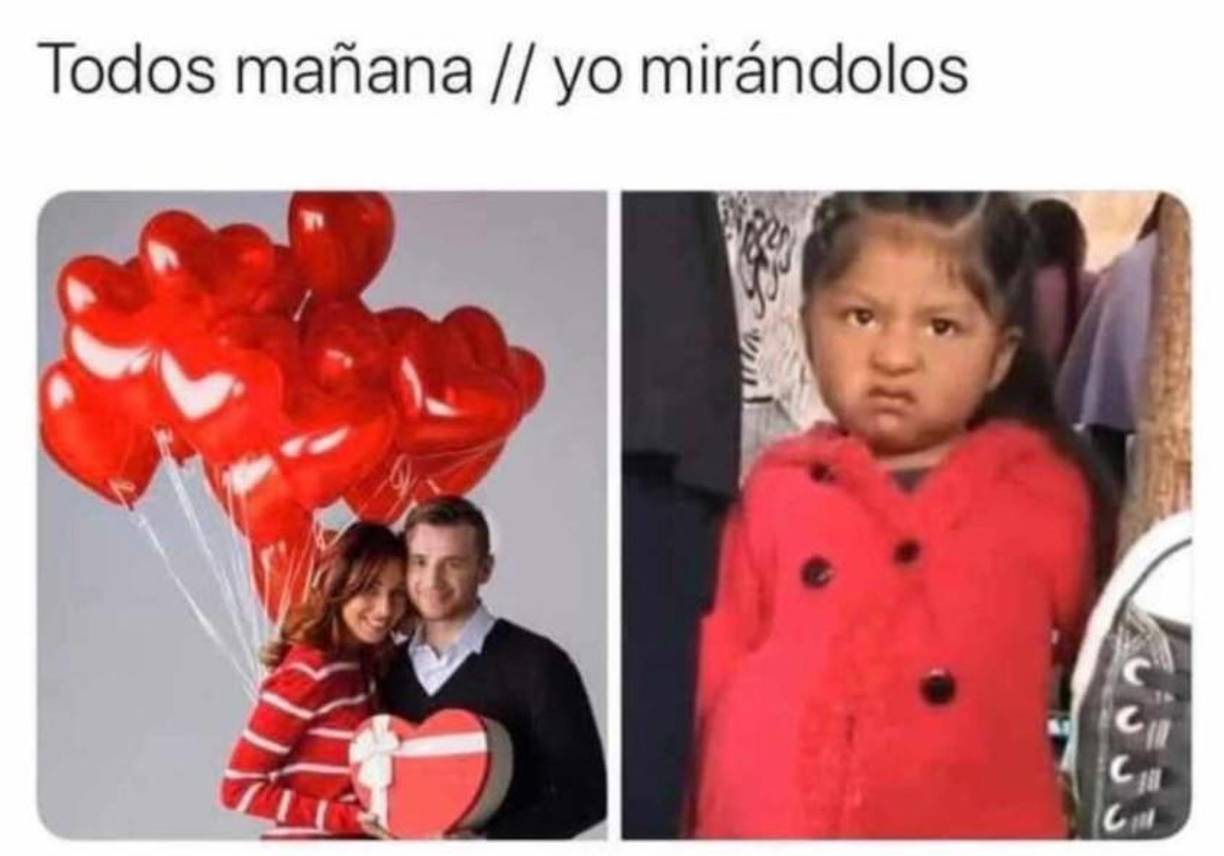 Memes por San Valentín: las divertidas imágenes del 14 de febrero