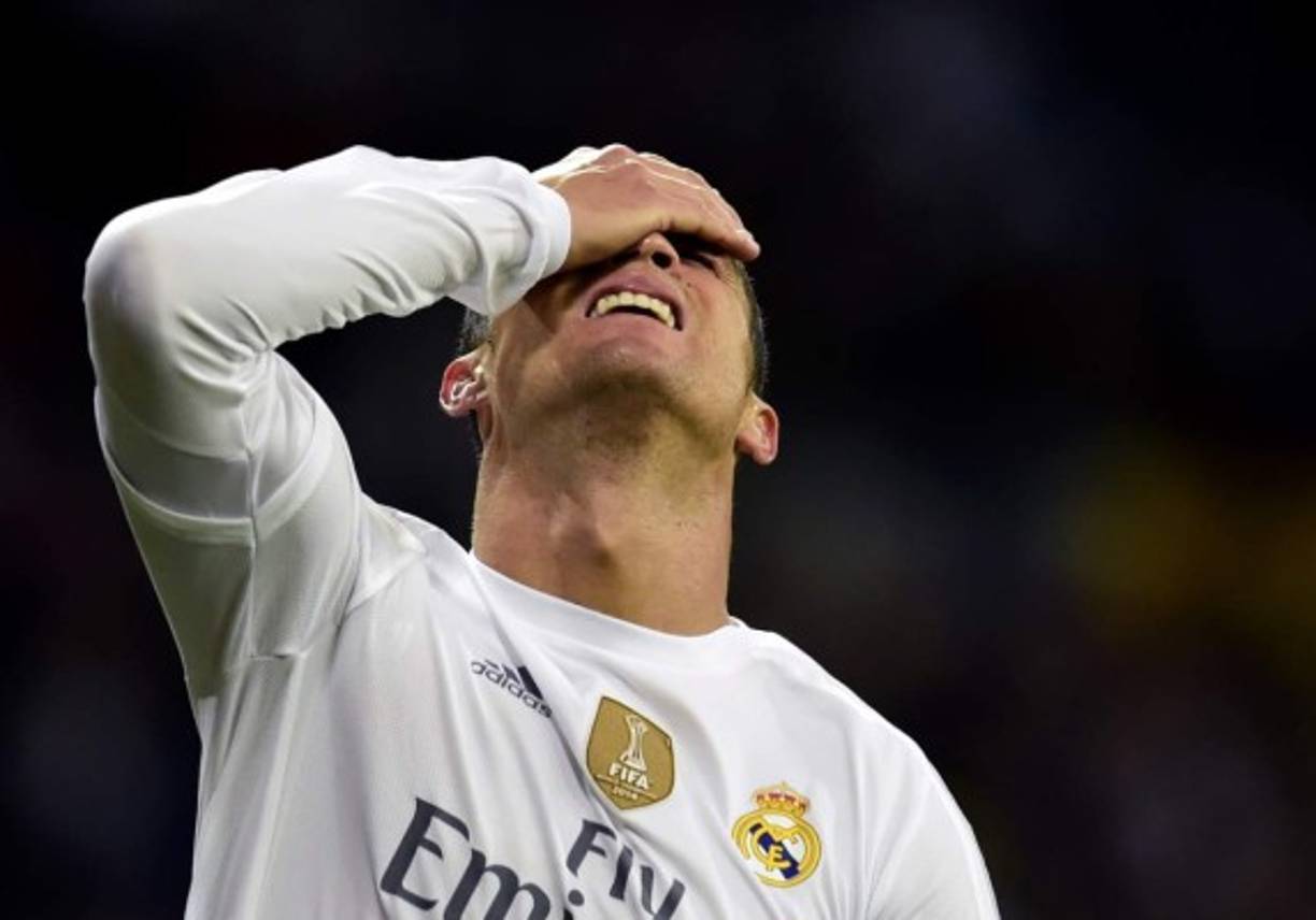 Cristiano Ronaldo vivió una verdadera pesadilla. Poco o nada pudo hacer.