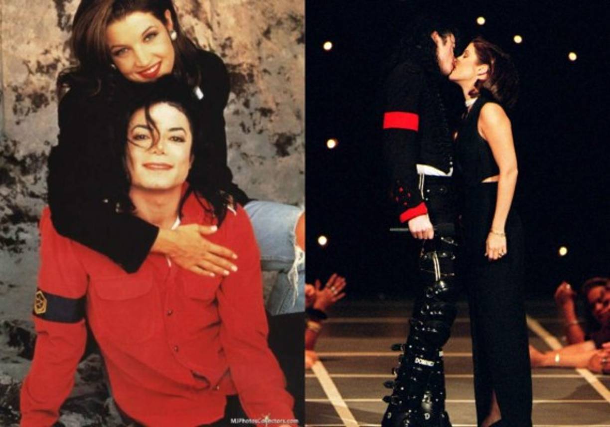 7- Lisa Marie Presley El 26 de mayo de 1994, no mucho después de ser acusado por abuso sexual contra Jordy Chandler, Jacko se casó con Lisa-Marie Presley, hija de Elvis y Priscilla.<br/>Cabe señalar que esto fue sólo 20 días después del divorcio de Presley de Danny Keough. <br/><br/>Cuando las acusaciones de abuso de menores se hicieron públicas, Jackson se convirtió en dependiente de Lisa Marie por apoyo emocional; Ella estaba preocupada por su salud vacilante y su adicción a las drogas. <br/><br/>En 1995, apareció en nada más que una toalla alrededor de su cintura en el video musical de su canción 'You Are Not Alone'. Fue uno de los pocos casos en que su afecto por los demás fue exhibido en público. El matrimonio era, en palabras del cantante, 'la vida de una pareja casada ... que era sexualmente activa'.