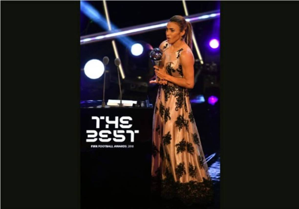Marta conquistó este año el premio The Best 2018.