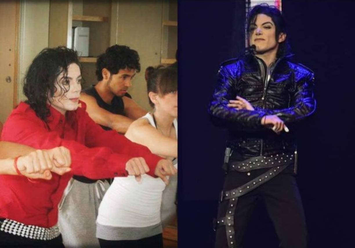 Además del parecido con el rey del pop, Sergio también baila como él.