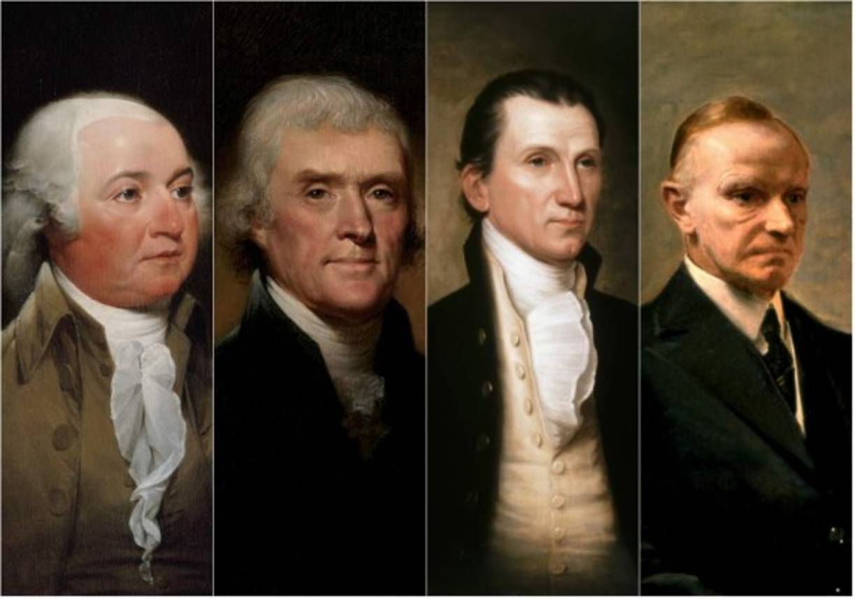 Un cumpleaños y tres muertes presidenciales han ocurrido un 04 de julio<br/><br/>John Adams, Thomas Jefferson y James Monroe murieron un 04 de julio. Adams y Jefferson murieron el mismo día en 1826. <br/><br/>Calvin Coolidgeha sido el único presidente que comparte fecha de cumpleaños con su nación. <br/>Todos los años Vermont, el pueblo natal de Coolidge, celebra el 04 de julio el cumpleaños del presidente número 30 de los EUA.<br/>