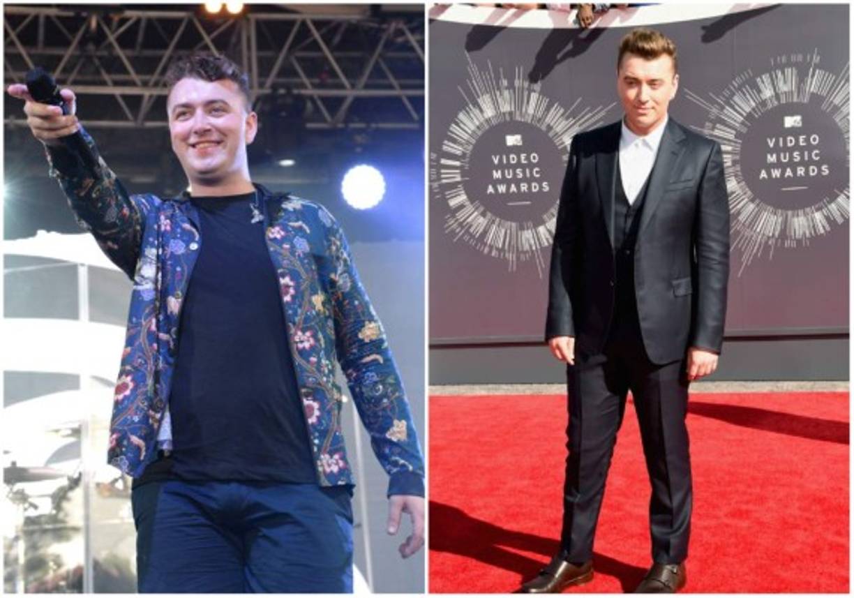 A la derecha Sam Smith en los Video Music Awards del 2014.