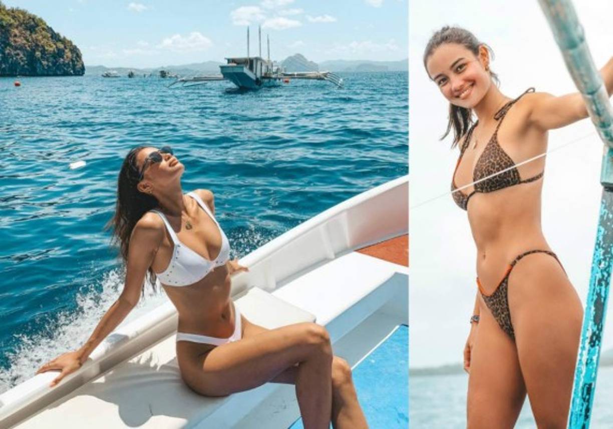 Kelsey Merritt, angelita de Victoria's Secret, también disfrutó del sol.