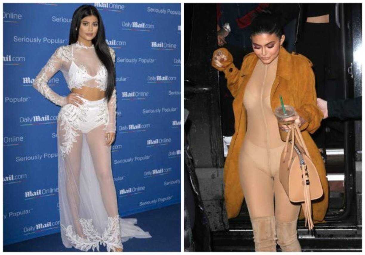 Kylie Jenner tiene el gusto familiar por mostrar todo.