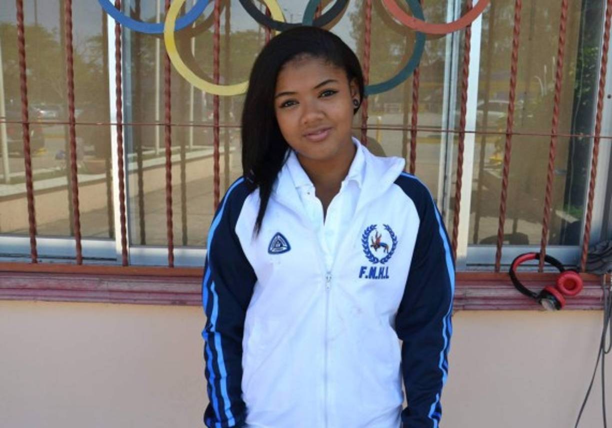 En lucha, Brenda Bailey Gómez en la categoría de 48 kilos. Competirá el 17 de agosto a las 7:00am, hora catracha.