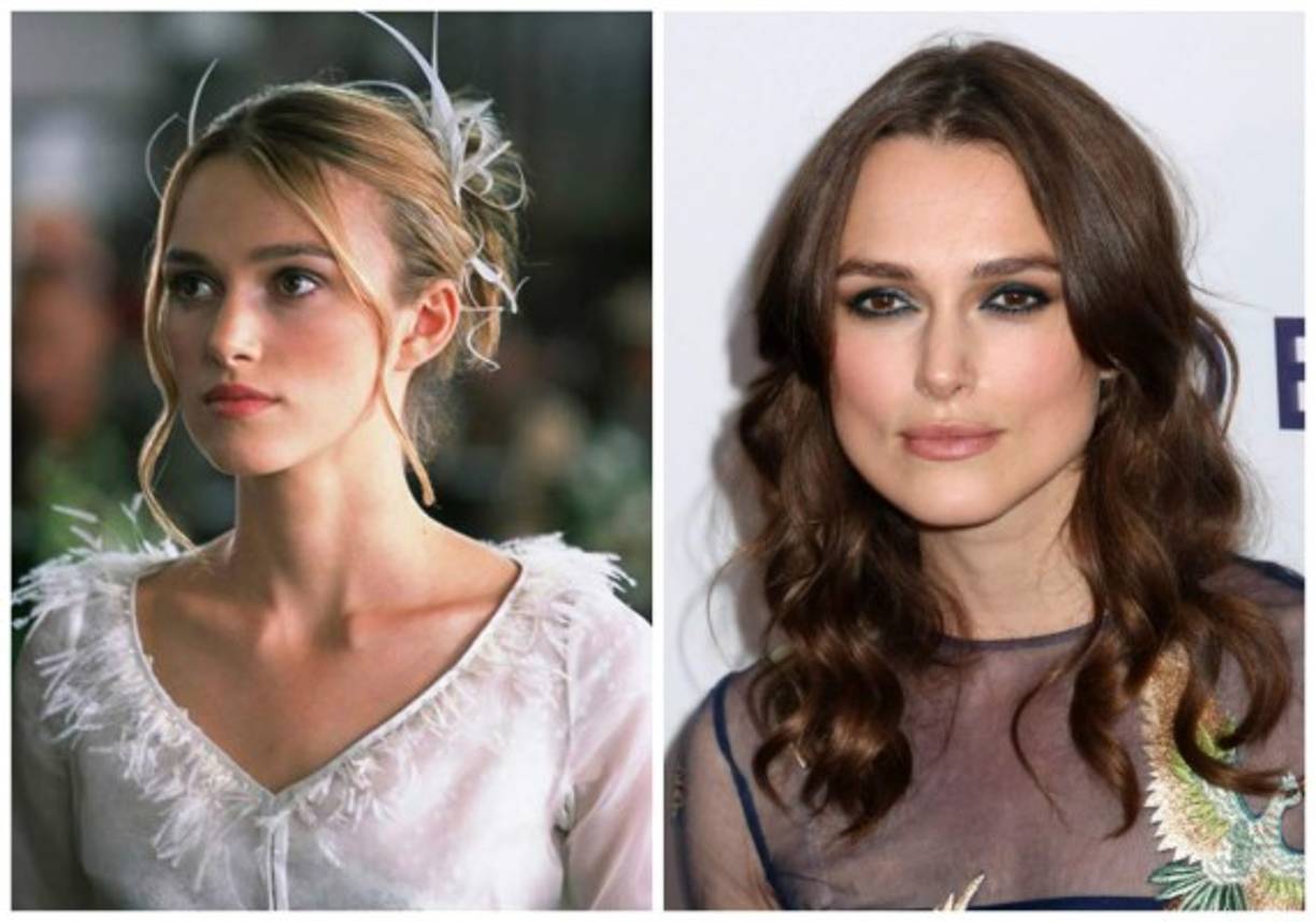 A Keira Knightley (Juliet, la recien casada) no le pasan los años.