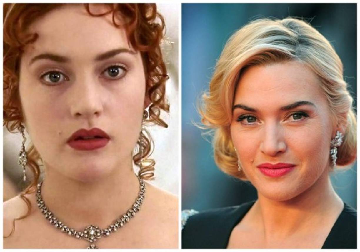 Kate Winslet (Rose DeWitt Bukater): la actriz de 41 años ha participado en una variedad de películas desde drama hasta comedia, como Finding Neverland, Eternal Sunshine of the Spotless Mind, The Holidays y Labor day, por mencionar algunas.<br/>