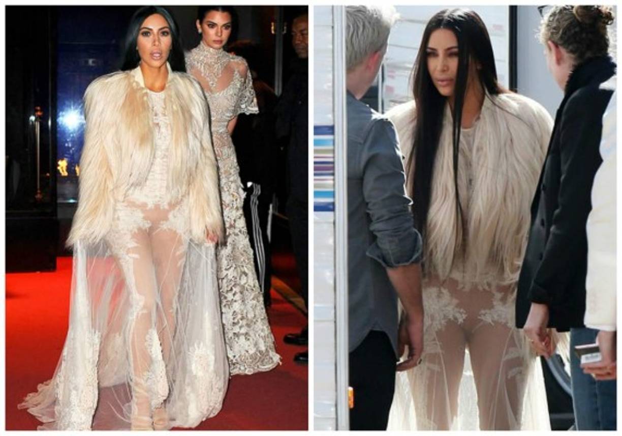 No olvidemos a la reina del show, Kim quiere que su público adivine, ¿Lleva o no ropa interior?
