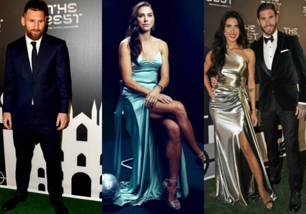 Mira las imágenes más curiosas de lo que fue la gala del premio The Best que se llevó Lionel Messi. Fotos AFP.