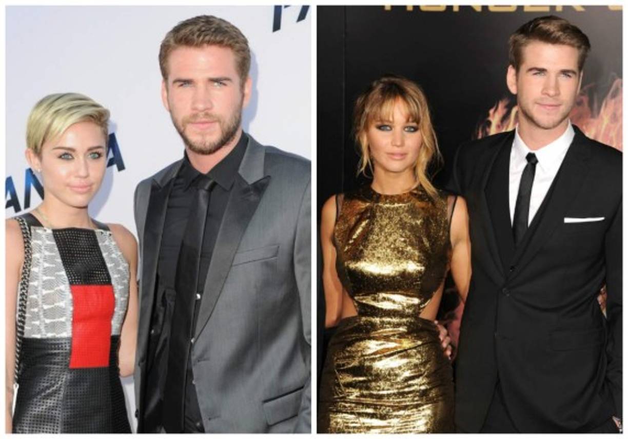 Miley Cyrus vs Jennifer Lawrence: después de romper con su ahora prometido, Liam Hemsworth, Miley se volvió loca de celos cuando empezaron a correr rumores de que Hemsworth salía con su co-protagonista de 'Los Juegos del Hambre2, Jennifer Lawrence. Estos chismes ya existían mucho antes de que terminaran y pudieron haber sido causa de la primera ruptura.