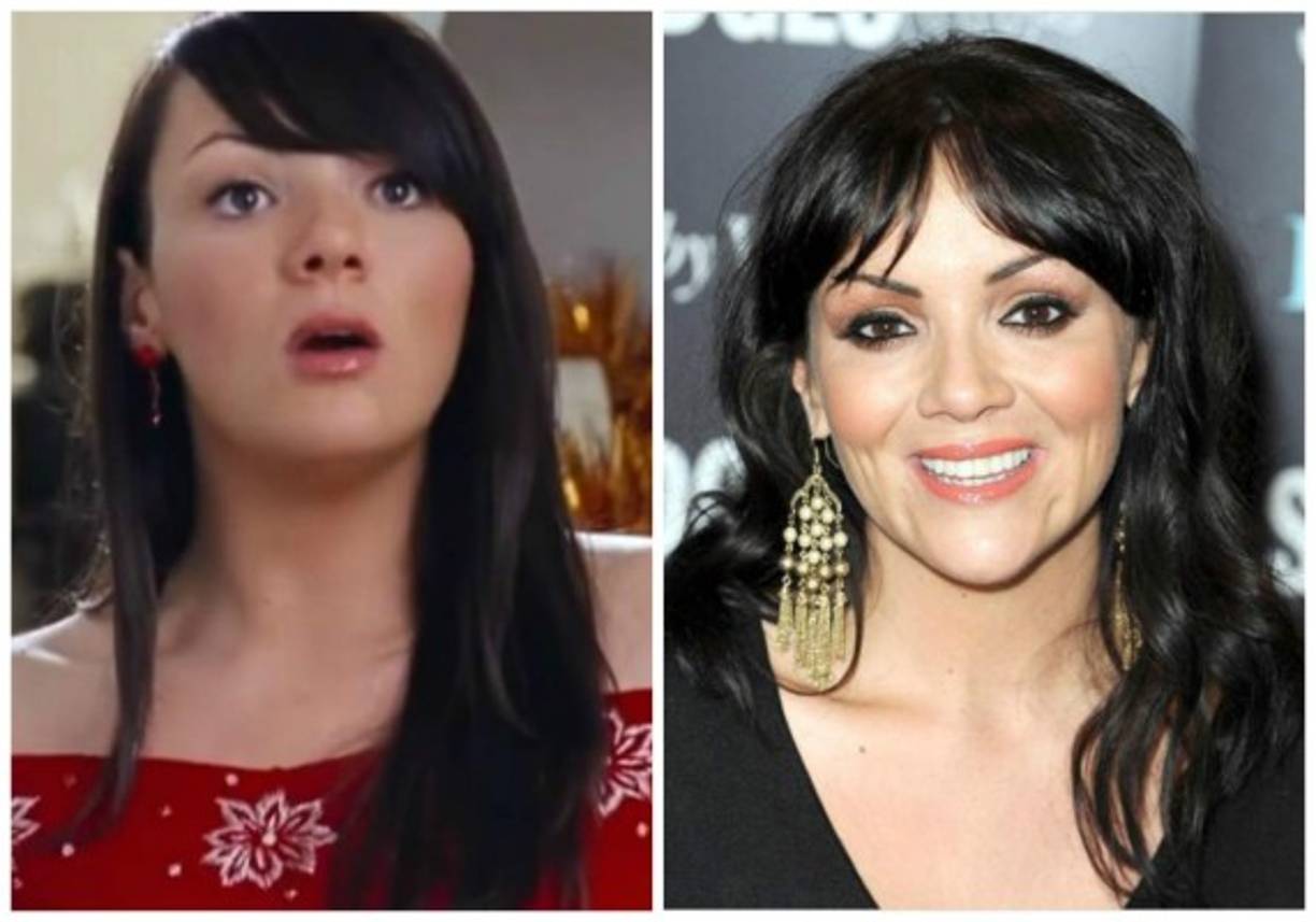 Martine McCutcheon (Natalie, la secretaria y amor del primer ministro) sigue viéndose guapa.
